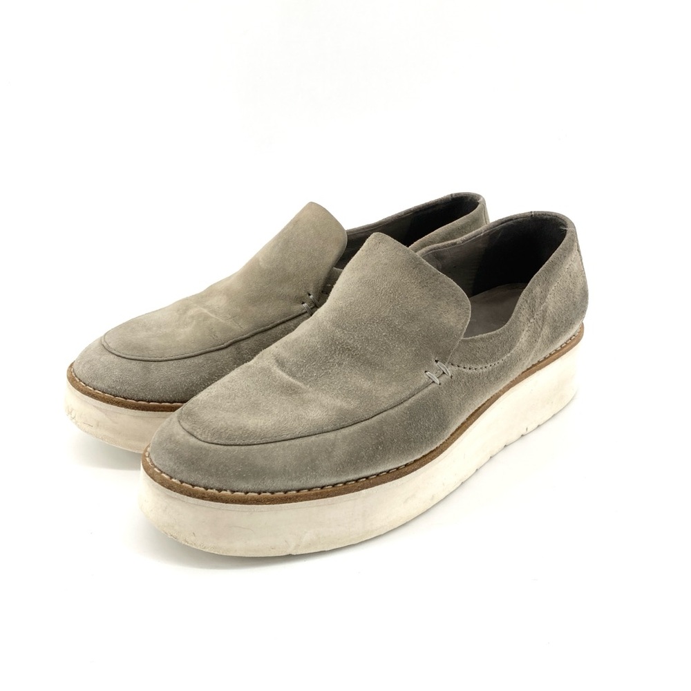 Vince Suede Platform Loafers Zeta